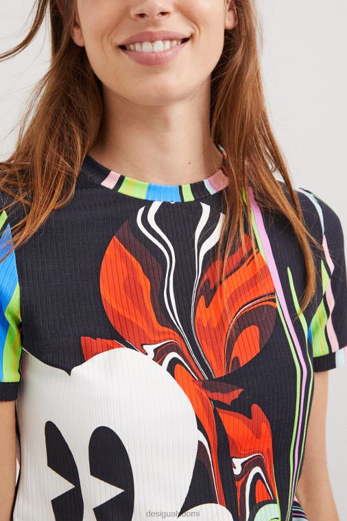 m. Christian Lacroix Mikki Hiiri t-paita Desigual naiset F4V041070 vaatetus
