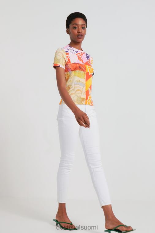 m. christian lacroix ribine t-paita Desigual naiset F4V041029 vaatetus