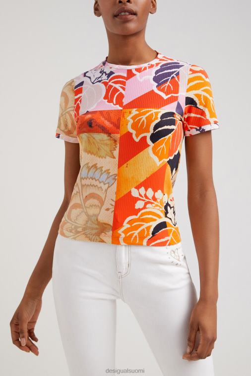 m. christian lacroix ribine t-paita Desigual naiset F4V041029 vaatetus