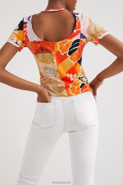 m. christian lacroix ribine t-paita Desigual naiset F4V041029 vaatetus