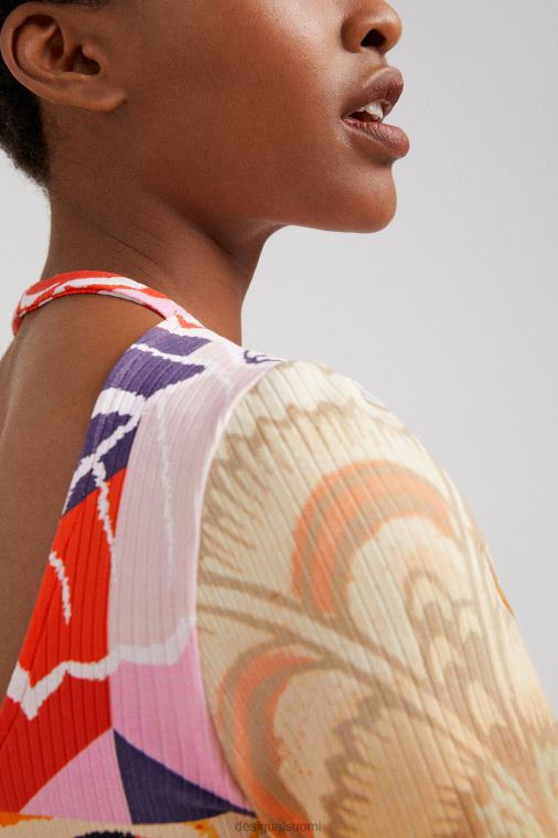 m. christian lacroix ribine t-paita Desigual naiset F4V041029 vaatetus