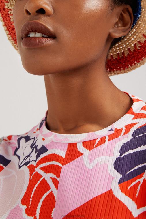 m. christian lacroix ribine t-paita Desigual naiset F4V041029 vaatetus