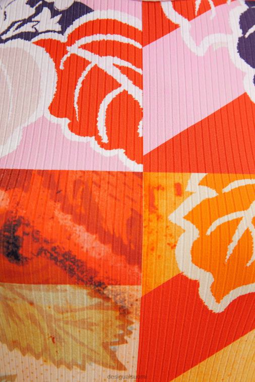 m. christian lacroix ribine t-paita Desigual naiset F4V041029 vaatetus