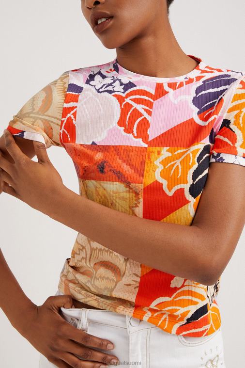 m. christian lacroix ribine t-paita Desigual naiset F4V041029 vaatetus