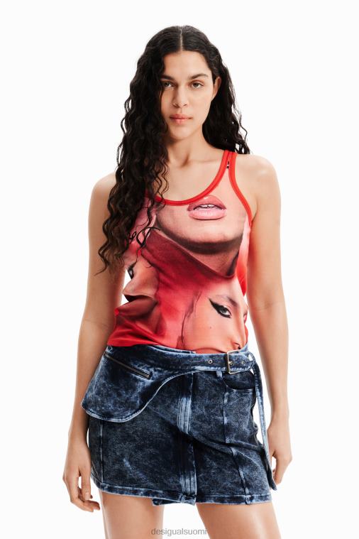 nathy peluso kasvojen liivi toppi Desigual naiset F4V04948 vaatetus