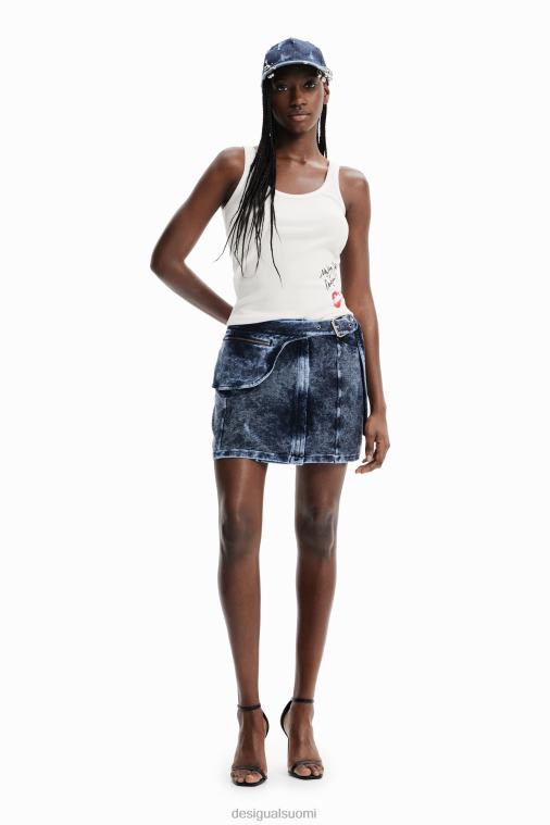 nathy peluso kiss vest toppi Desigual naiset F4V04486 vaatetus