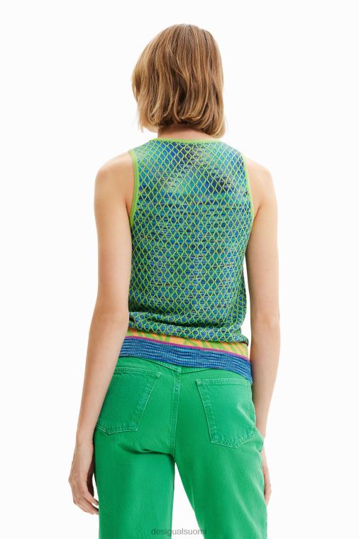 neulo raidallinen t-paita Desigual naiset F4V04457 vaatetus