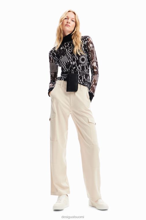 ohut tylli psykedeelinen t-paita Desigual naiset F4V0471 vaatetus