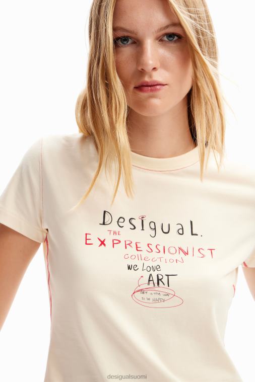 ohut viestit-paita Desigual naiset F4V04826 vaatetus