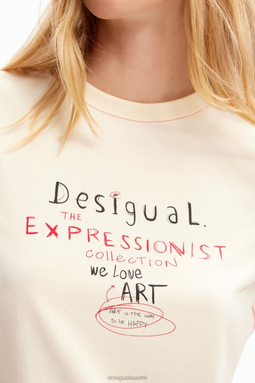 ohut viestit-paita Desigual naiset F4V04826 vaatetus