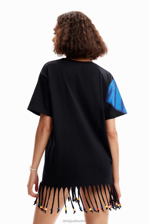 oversize helmillä koristeltu trooppinen t-paita Desigual naiset F4V04908 vaatetus