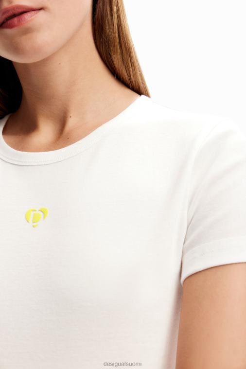 perus sydän t-paita Desigual naiset F4V041151 vaatetus