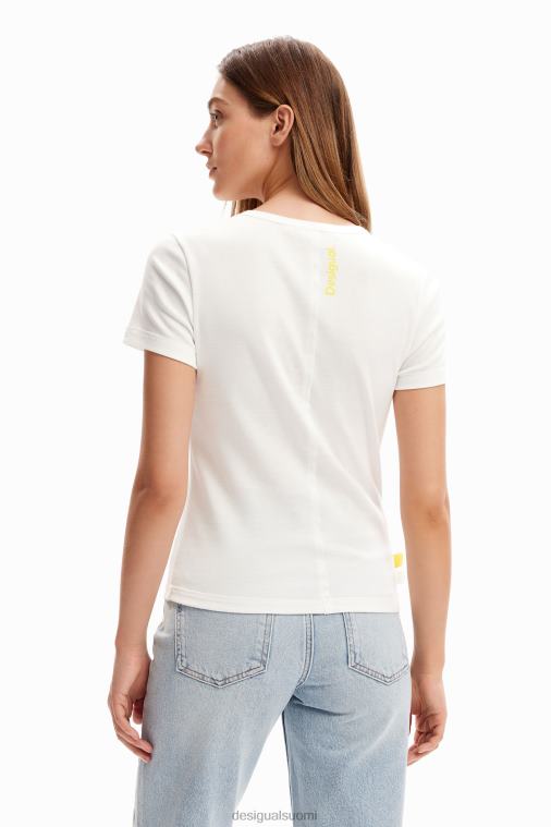 perus sydän t-paita Desigual naiset F4V041151 vaatetus