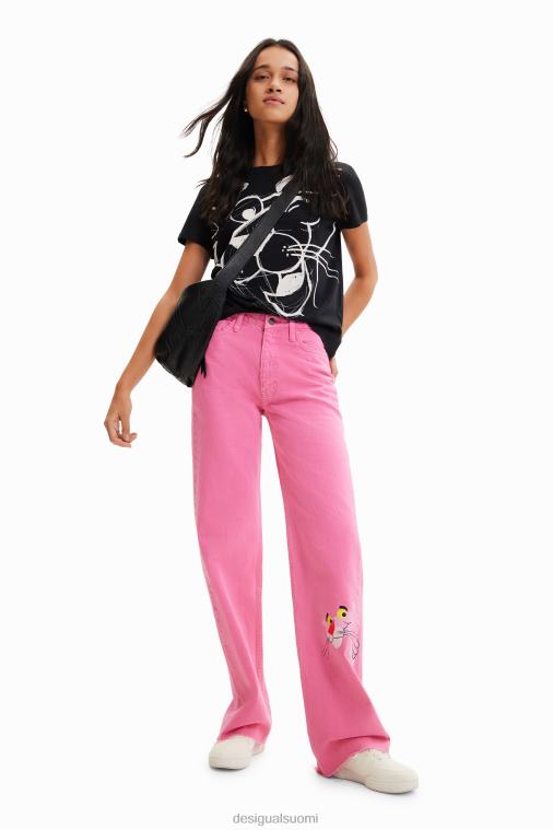 pinkki panther kontrasti t-paita Desigual naiset F4V04935 vaatetus