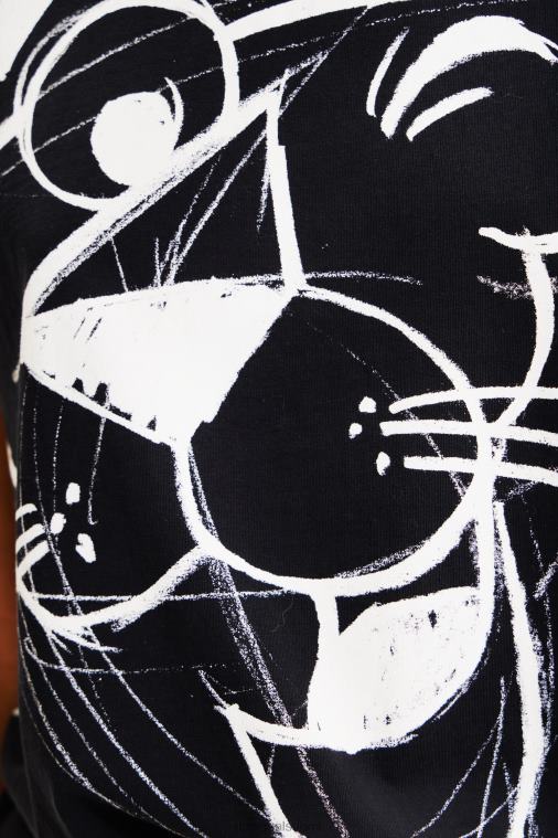 pinkki panther kontrasti t-paita Desigual naiset F4V04935 vaatetus