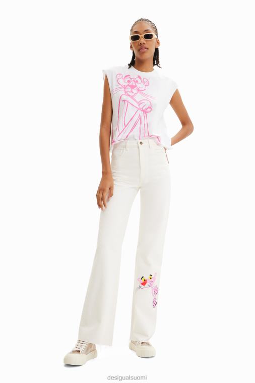 pinkki pantteri hihaton t-paita Desigual naiset F4V04852 vaatetus