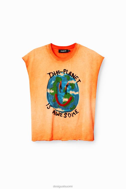 planeetta pesty-efekti t-paita Desigual naiset F4V04409 vaatetus