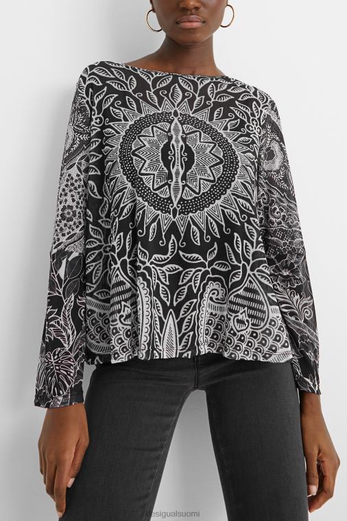 röyhkeä mandala t-paita Desigual naiset F4V041097 vaatetus
