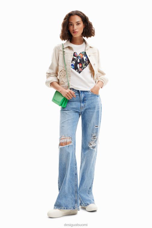 rauhan sydän t-paita Desigual naiset F4V04925 vaatetus