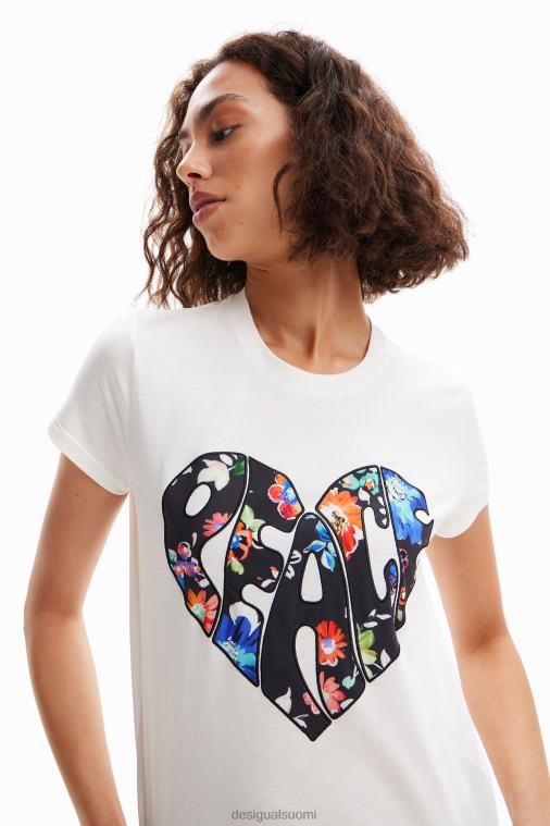 rauhan sydän t-paita Desigual naiset F4V04925 vaatetus