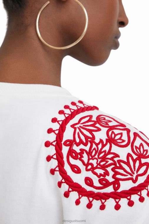 stella jean brodeerattu t-paita Desigual naiset F4V04930 vaatetus