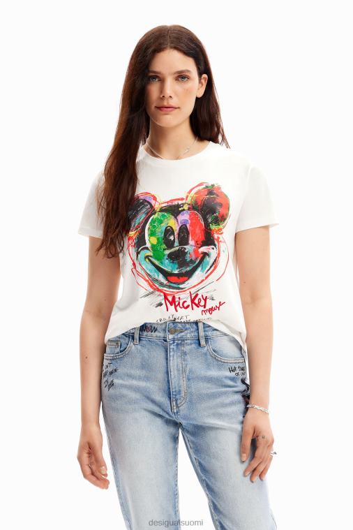 taiteellinen Mikki Hiiri t-paita Desigual naiset F4V04124 vaatetus