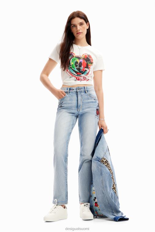 taiteellinen Mikki Hiiri t-paita Desigual naiset F4V04124 vaatetus