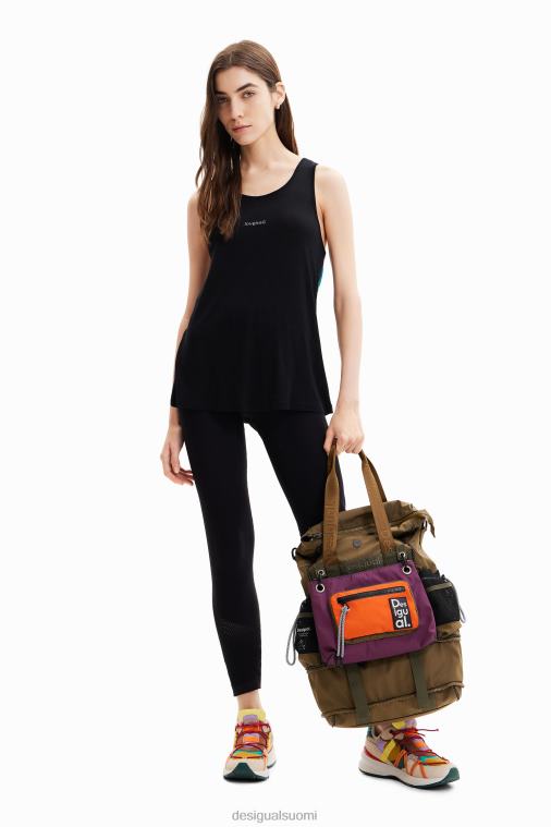 urheilullinen kukka liivi toppi Desigual naiset F4V04713 vaatetus