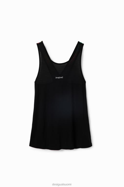 urheilullinen kukka liivi toppi Desigual naiset F4V04713 vaatetus