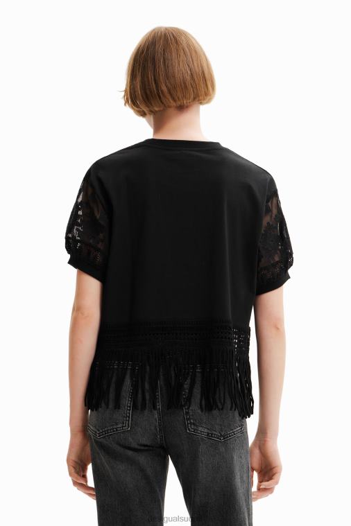 ylisuuri hapsuinen t-paita Desigual naiset F4V04385 vaatetus