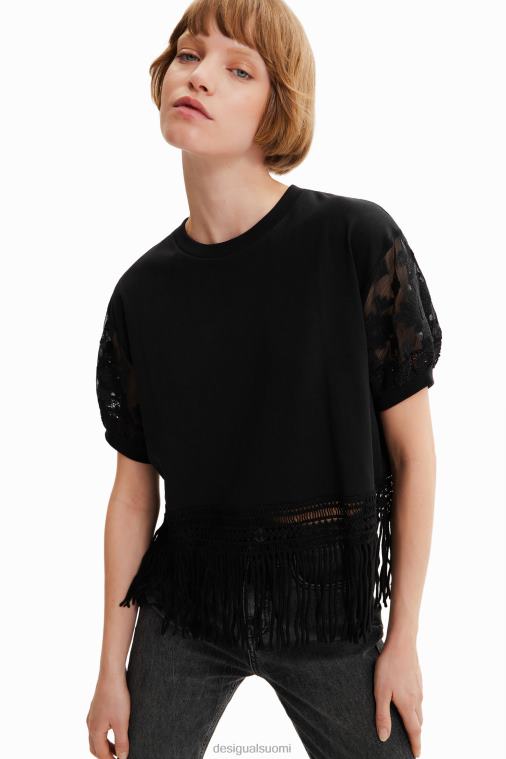 ylisuuri hapsuinen t-paita Desigual naiset F4V04385 vaatetus