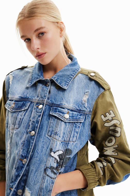 Disneyn Mikki Hiiri -parkatakki Desigual naiset F4V0458 vaatetus