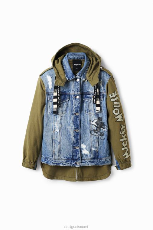 Disneyn Mikki Hiiri -parkatakki Desigual naiset F4V0458 vaatetus