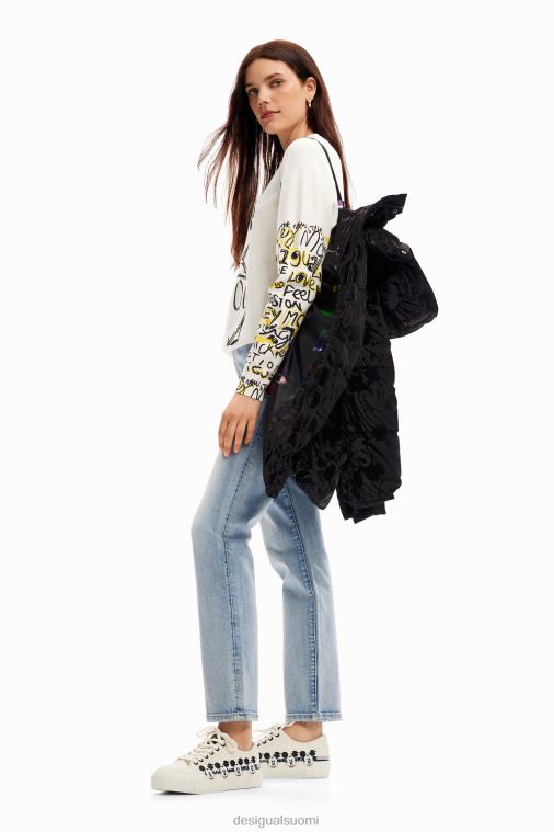 Mikki Hiiri tikattu takki Desigual naiset F4V04190 vaatetus