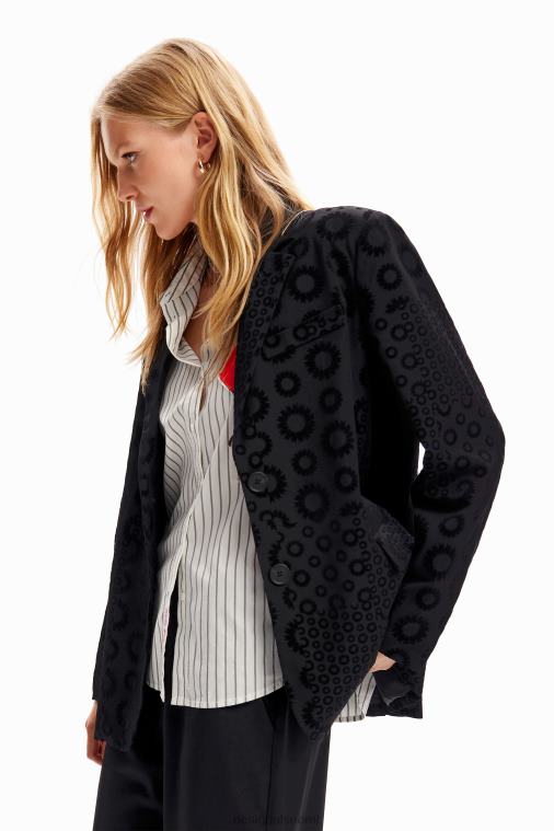 geometrinen flokoitu bleiseri Desigual naiset F4V04189 vaatetus