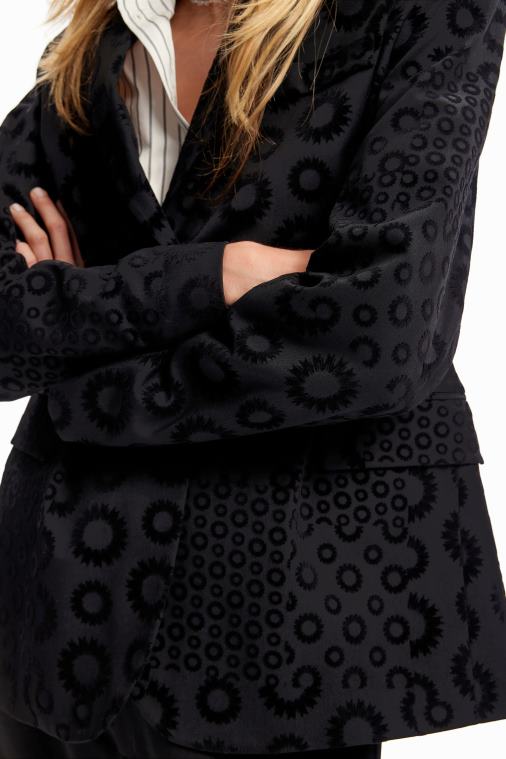 geometrinen flokoitu bleiseri Desigual naiset F4V04189 vaatetus