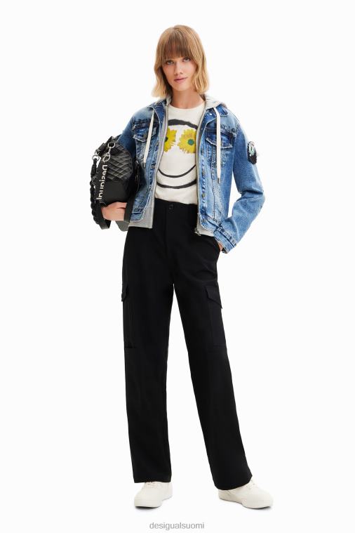 hupullinen farkkutakki Desigual naiset F4V04306 vaatetus