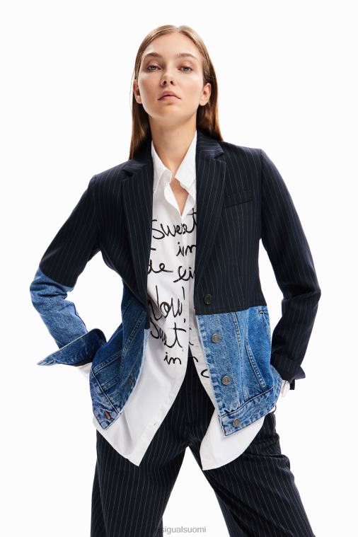 hybridi denim bleiseri Desigual naiset F4V0449 vaatetus