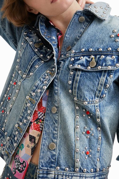 johnson hartig nastoitettu farkkutakki Desigual naiset F4V041065 vaatetus