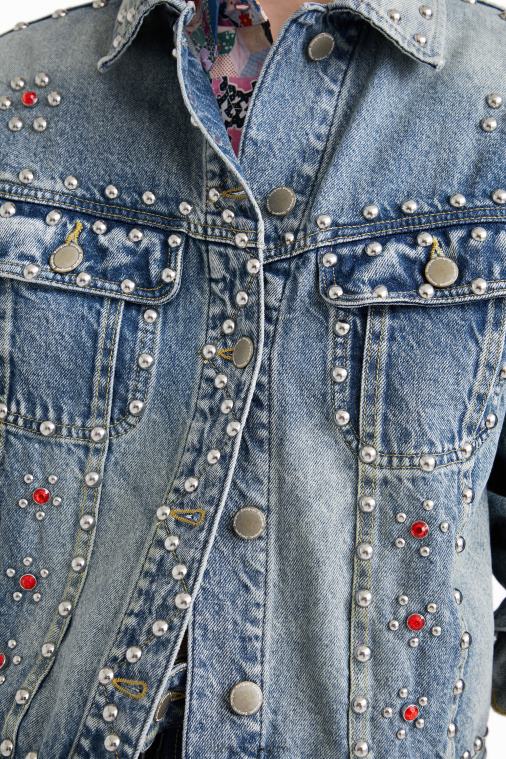 johnson hartig nastoitettu farkkutakki Desigual naiset F4V041065 vaatetus