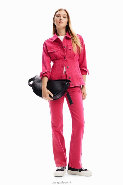 laskostettu farkkutakki Desigual naiset F4V0490 vaatetus