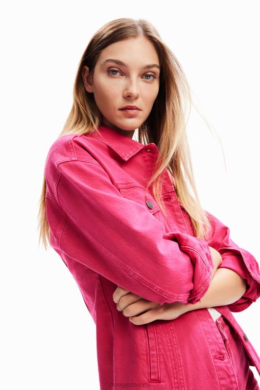 laskostettu farkkutakki Desigual naiset F4V0490 vaatetus