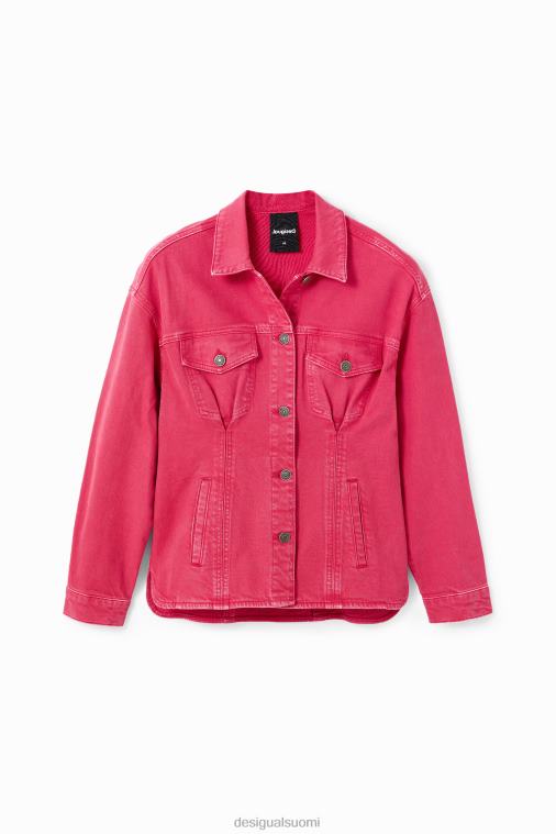 laskostettu farkkutakki Desigual naiset F4V0490 vaatetus