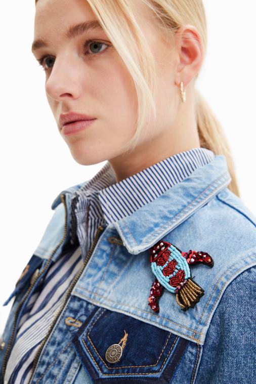 lyhyt farkkutakki Desigual naiset F4V041016 vaatetus