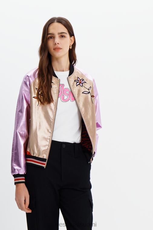 metallinen bomber-takki Desigual naiset F4V04955 vaatetus