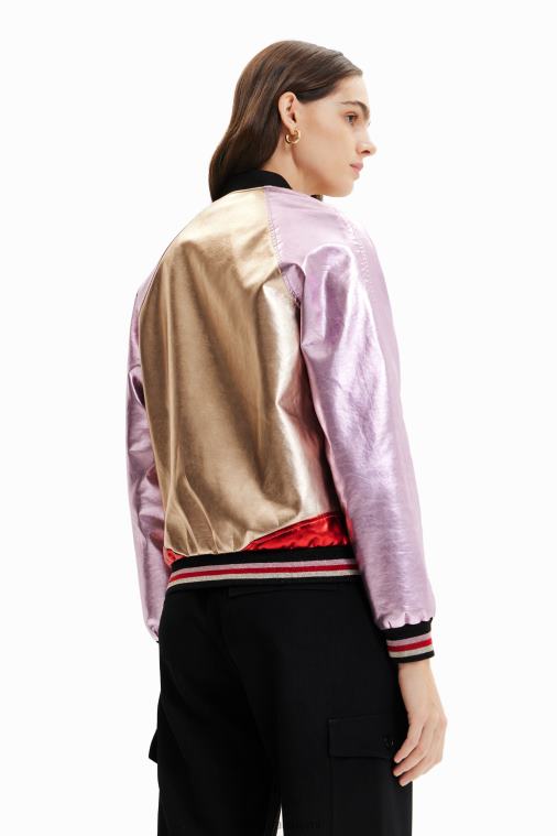 metallinen bomber-takki Desigual naiset F4V04955 vaatetus