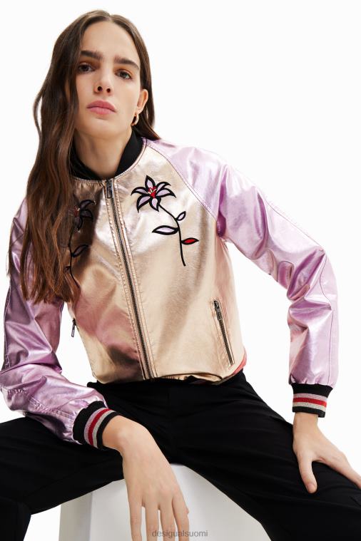 metallinen bomber-takki Desigual naiset F4V04955 vaatetus