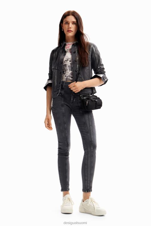 metallinen farkkutakki Desigual naiset F4V04897 vaatetus