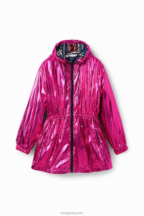 metallinen hupullinen parka Desigual naiset F4V04436 vaatetus