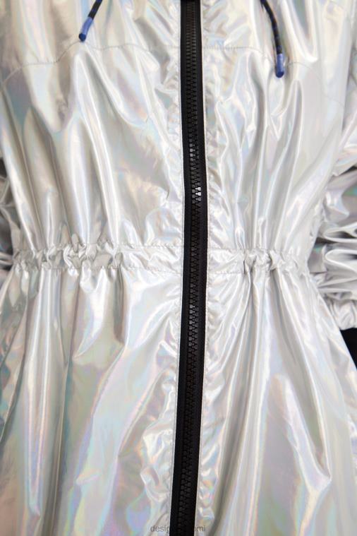 metallinen hupullinen parka Desigual naiset F4V04447 vaatetus